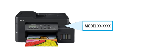 Model guide label schematic